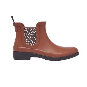Joules Tan Rutland Chelsea Rain Boots Women’s Size 6